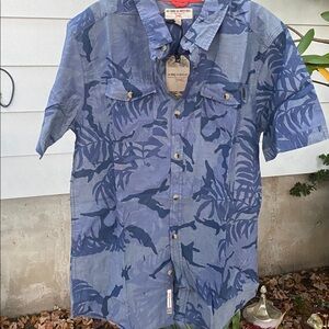 Triple Five Soul Blue Camouflage Shirt
